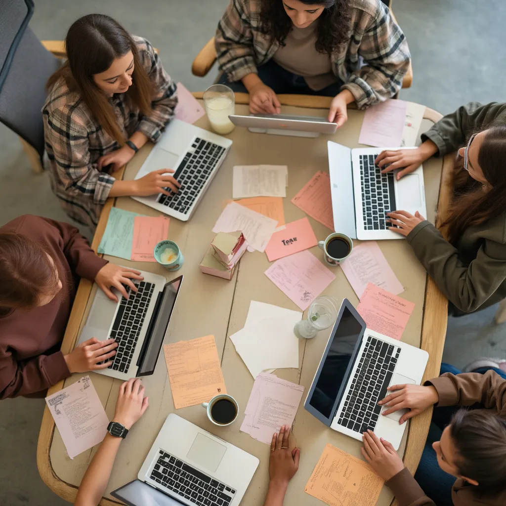 Equipo de FinanzasEco colaborando en proyecto comunitario