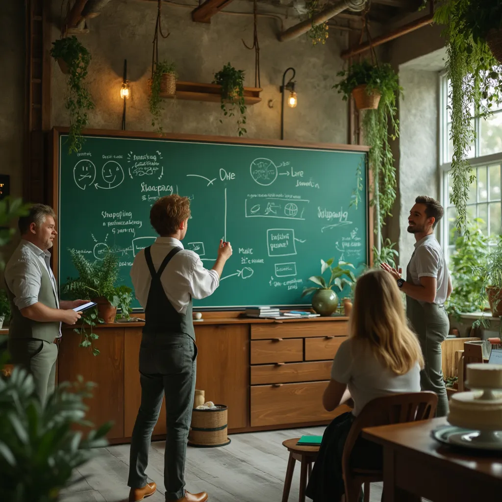 Workshop de finanzas personales con tema ecológico minimalista